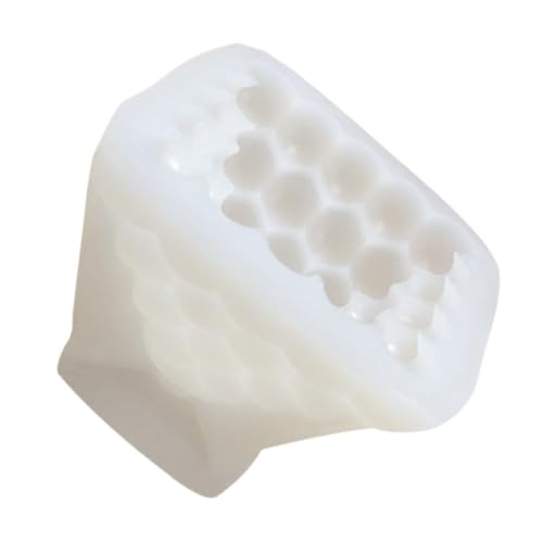 FUNOMOCYA Molde de Silicona para Velas Aromáticas y Jabones Molde Creativo para Manualidades DIY Interiores Lisos para Velas Perfumadas y Artesanales Tamaño Mediano