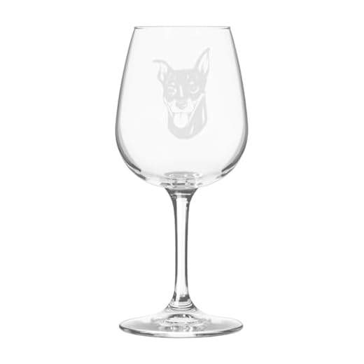 Miniature Pinscher (Min Pin) Dog Themed Etched 12.75oz Wine Glass B00VFJ46X2: Jack Russell Terrier Dog Themed Etched 12.75oz Wine Glass
