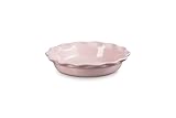 Le Creuset Stoneware Heritage Pie Dish, 9", Chiffon Pink