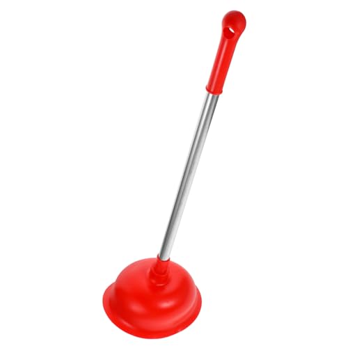 DIKACA Desatascador de Baño con Ventosa Potente y Bandeja Herramienta de Limpieza para Tuberías y WC Uso Doméstico y Profesional Color Aleatorio Color Aleatorio