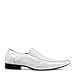STACY ADAMS mens Templin Bicycle-toe Slip-on loafers shoes, White, 9 US