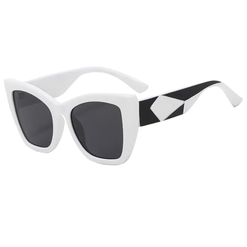 Lunettes de soleil œil de chat rétro UV400 pour homme et femme