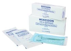 McKesson Sterilization Pouches, Self-Seal Sterilizer Bags for Cleaning Tools, 8 in x 16 in, 200 Count, 1 Pack