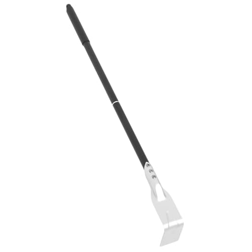 CONGARTENO Ash Cleaner for Grill Barbecue Ash Removal Tool Metal Scraper Kitchen Accessory Sturdy Ash Rake Extendable Handle