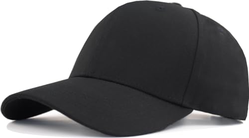 Image of XL XXL 3XL Oversized Big Head Hats Mens Structured Baseball Cap Fit for Size 7 1 /2, 7 5 /8, 7 3 /4, 7 7 /8, 8, 8 1 /8