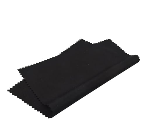 Chiffon pour lunettes microfibre noir 15x18cm pour écrans et verres au quotidien