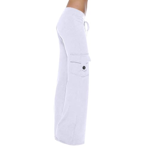 Pantalon de jogging cargo femme large pour éviter l'inconfort des jambes serrées