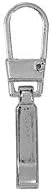 Telliswelt 1 zipper, silver-coloured, replacement zip, easy to replace