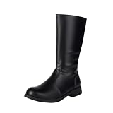 Lmlmigy Womens Knee High Boots Tall Block Heel Side Zip...