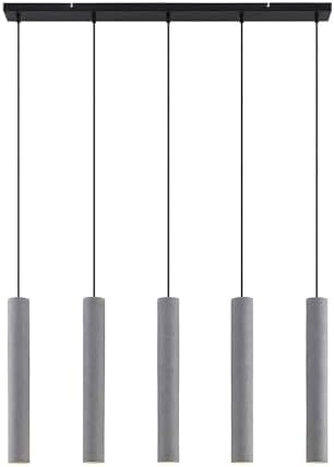 Lindby Suspension en béton Concretto à intensité variable (Modern...