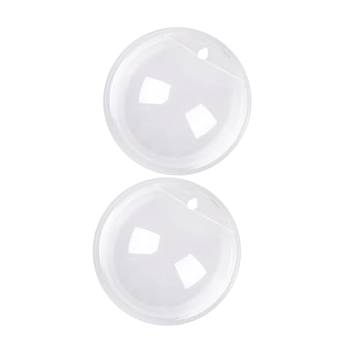 DOITOOL 2 Pièces Lot de Aquariums Muraux Acrylique Transparents Petit Vase Bulle Multifonction pour Poissons et Plantes Pot Suspendu Clair pour Décoration Murale Intérieure