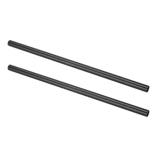 Barres en aluminium de 35 cm avec filetage 12 mm pour équipement photo (Lot de 2)