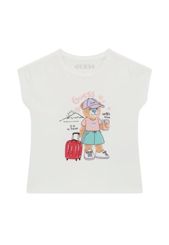 GUESS T-Shirt Mädchen Art K6GI18 K6YW4, Pure White, 6 mesi