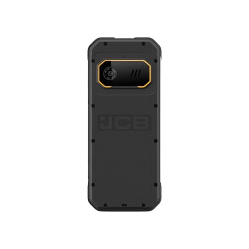 Jcb Tradesman 4 Feature Robustes und Robustes wasserdichtes Telefon Handy SIM-freies Dual-SIM-Telefon TP1242 - Schwarz – Bild 2