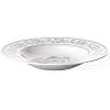 Villeroy & Boch Audun Ferme Rim Soup, 9.5 in, White/Gray/Yellow