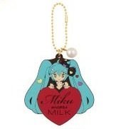 一番くじ 初音ミク ブランドコラボレーション MIKU wears MILK G賞 ラバーチャームコレクション 単品 ハート 一番くじ 初音ミク ブランドコラボレーション MIKU wears MILK G賞 ラバーチャームコレクション 単品 ハート