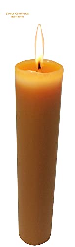 Beeswax Candle Works, 8.5 X 1.5-Inch Pillar, 35-Hour, 100% Usa Beeswax #TOP3