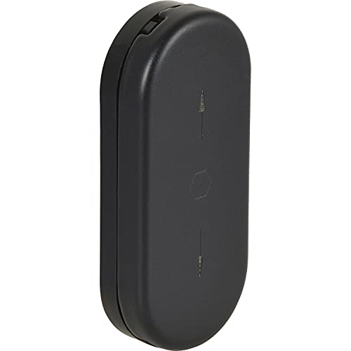 HOPPE Window Handle Hole Concealed Rose Aluminium Matte Black, schwarz matt