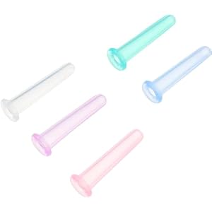 Juroicessry 5Pcs Facial Cupping Set Silicone Face Anti Aging Massage Cupping Cups Anti- Aging Beauty Tool for Face Eye Neck Back Body Massage,Face,Skin Care