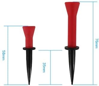 review Plastic Golf Tees Consistent Color Durable Rubber Cushion Top Golf Golf Accessories Golf Tees Outdoor Tools