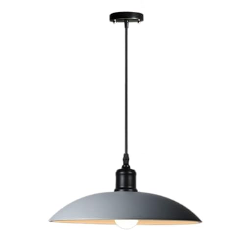 Lámpara de araña de estilo nórdico gris para salón y sala de estudio 2