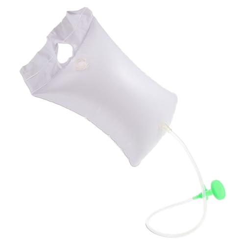 TOVINANNA Inflatable Shampoo Basin Bedside Shower System Bathtub Water Bag Bedridden Shower System Overhead Shower Water Bag Portable Sink Shampoo Bowl Bedside Bag Transparent PVC Film