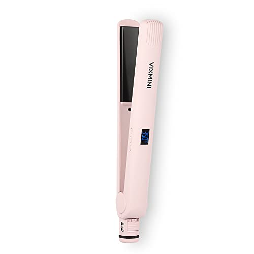 VIXMINI Ariella Flat Iron Hair Straightener | 1 Inch Ceramic Straightener For Short Fine Hair | Adjustable Temperature From 140°F to 450°F | Travel Hair Straightener | LCD Digital Display | Soft Touch