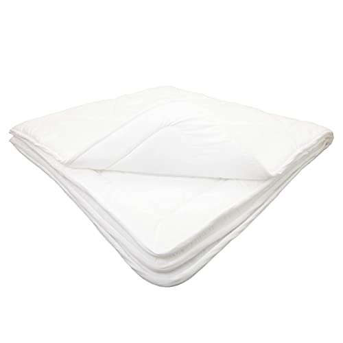 Pen-Pol Edredón De Bambú 220 x 240 cm, Algodón, Manta, Edredón, Edredón para Todas Las Estaciones, Edredón, Bambú, Natural - Vegano - Antibacteriano