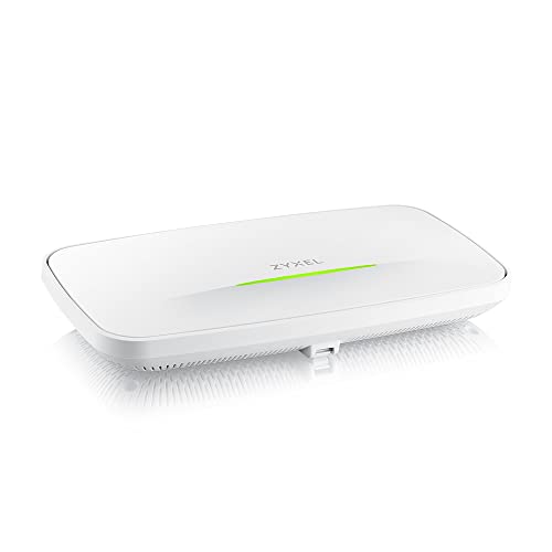 Image of Zyxel WiFi 6E AXE7800 Wireless Gigabit Pro Access Point | Tri-Band Operation | Smart Antenna | 2.5G Uplink | Mesh | PoE++ | Nebula Pro Pack [WAX640S-6E]