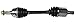 GSP NCV47008 CV Axle Shaft Assembly - Left Front (Driver Side)