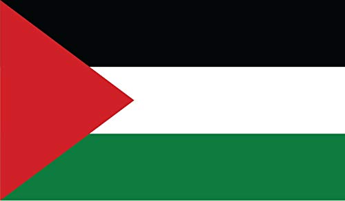 JB Print Magnet Palestine Flag Vinyl Decal Sticker Car Waterproof Car Decal Magnetic Bumper Sticker 5"
