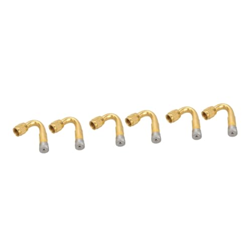 Gatuida 6pièces Rallonges De Soupape pour Pneus De Adaptateurs pour Voiture Et Facilite Le Gonflage Et Entretien des Pneus Haute Performance Et