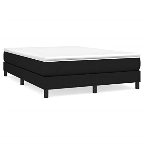 vidaXL Cama Box Spring 140x200 cm Negro