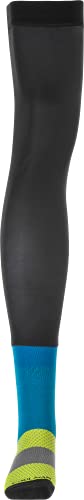 Image of Fly Racing Knee Brace Riding Socks (Hi-Vis /Black /Blue, LG /XL)