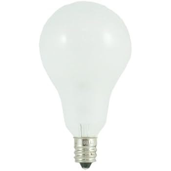 Bulbrite Incandescent A15 Candelabra Screw Base E12 Light Bulb 60 Watt Frost Amazon Com
