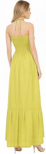 LA LEELA Women's Tube Dress Top Maxi Casual
