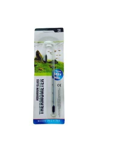 Aquarium U Shape Hanging On Glass Submersible Thermometer with Hook Temperature Monitor 12mm Thickness