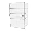 Marketing Holders Vertical Acrylic Locking Display Case 19" High x 12" Wide X 12" Deep