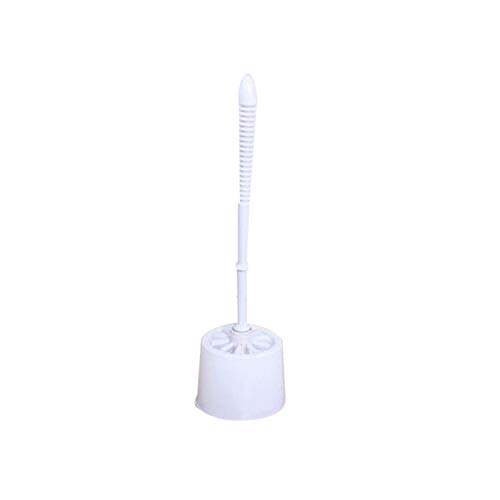 mimi forever Round White Toilet Lavatory Loo Brush Set Open Toilet Brush Set