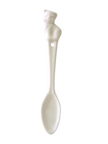 CUCHARILLA TAZA GATO PORCELANA BLANCO CUCHARILLA TAZA GATO PORCELANA BLANCO