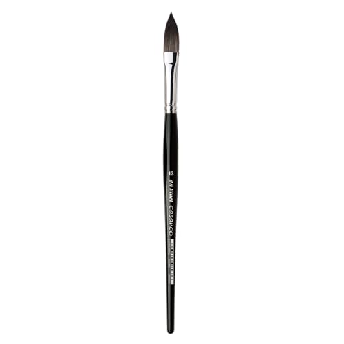 da Vinci Watercolor Series 898 Casaneo Paint Brush, Oval Pointed Wash New Wave Synthetics, Size 12