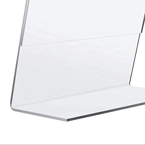 Image of CPI 4 X 6 Inch (A6) Transparent Bar code standee, QR Code L Shape Perfect for Restaurants, Promotions, Photo Frames for BHIM, PHONEPE, GOOGLE Pay Stand (Set of 3)