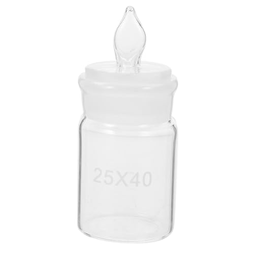 NAMOARLY Weighing Dish Labs Weighing Holder Laboratory Bottles Weighing Bottles for Lab Instrument Weighing Holder Laboratory Weighing Bottles Experimental Weighing Bottles Glass