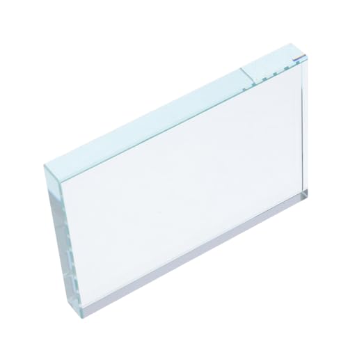 GOOHOCHY 透明クリスタルスクエアペーパーウェイト 高透明ガラス製 裁縫用ファブリックウェイト 書道 ドローイング用多機能デスクオーナメ