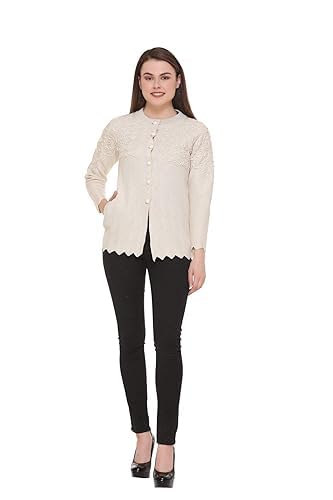Muskan Knitwear Women's Round Neck Cardigan-picture-41