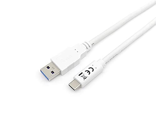 Equip USB Charger Cable 3.2 A -> C 1 m White - Image 2