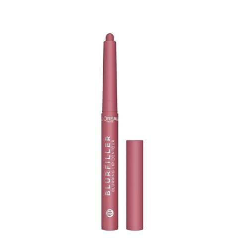 L'Oréal Paris Matita Labbra, Labbra Naturalmente Definite e Rimpolpate, Applicatore Scorrevole, Formula Morbida e Modulabile, Blurfiller Crayon, Tonalità: 635 Worth It Med