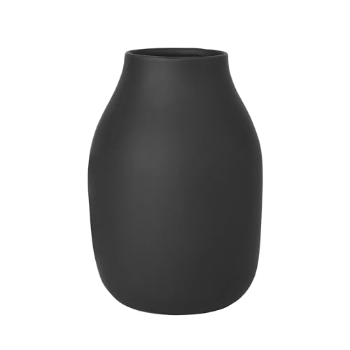 blomus Vase -COLORA- | Keramik | Peat | Größe L | H 20 cm x B 14 cm x T 14 cm