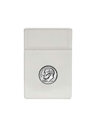 BCW Coin Display Slab Inserts - Dime | 25 Pack Slab Inserts | White Foam Archival Storage for Mercury Dime Collectors | Sized for 17.9mm Coins | Compatible with BCW Slabs | Coin Holder Slab Inserts