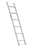 BAULICH - Anlegeleiter - Aluleiter - Leiter 6 Stufen - Wasserabweisend, Professionell, für Haus, Garten, Renovierung und Landwirtschaft, Rutschfeste Füße, Geriffelte Sprossen, Leicht 2,3 kg, mit Haken
